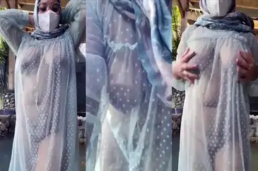 Bokep Jilbab Baju Transparan Outdoor Amatir